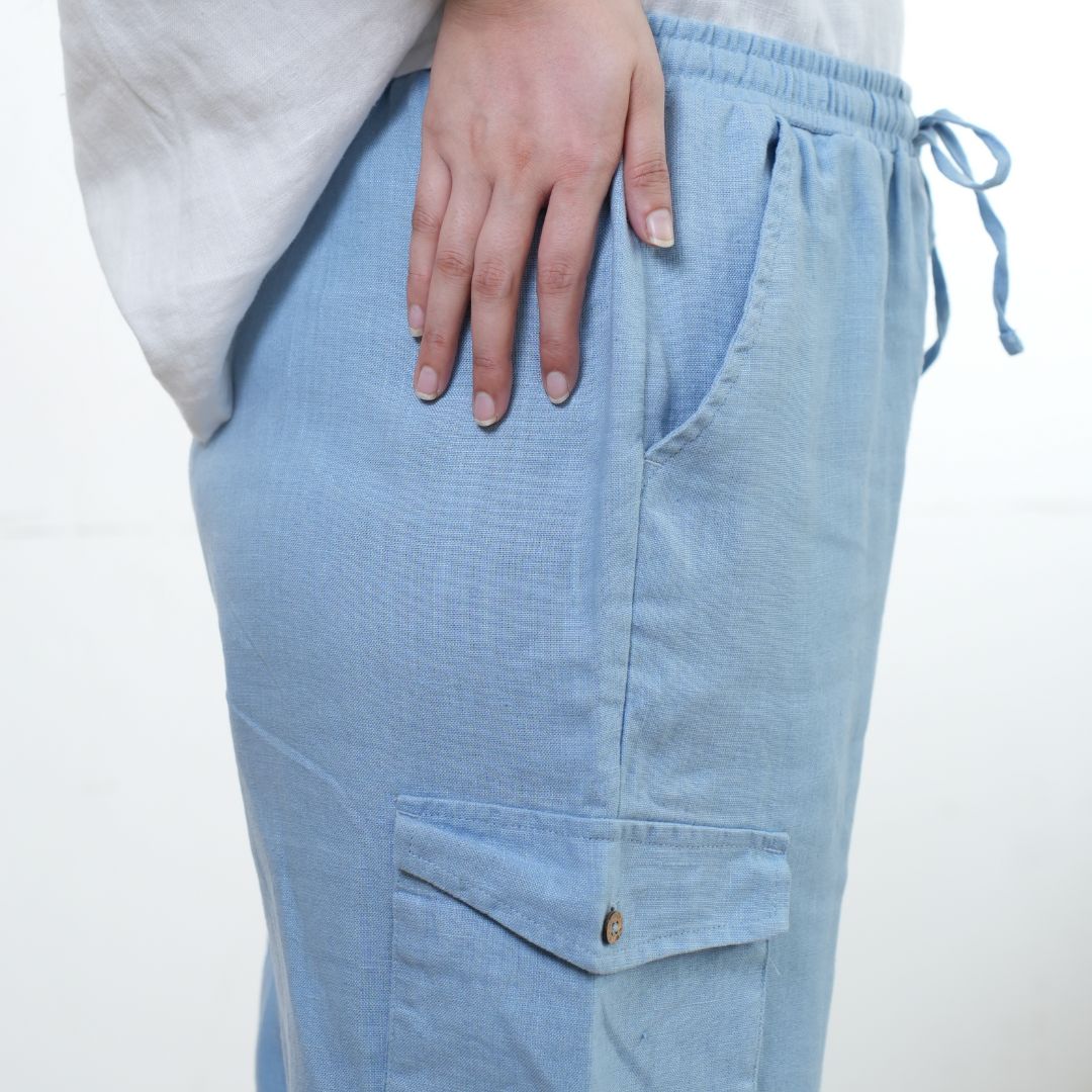 100% Premium Linen Joggers For Women