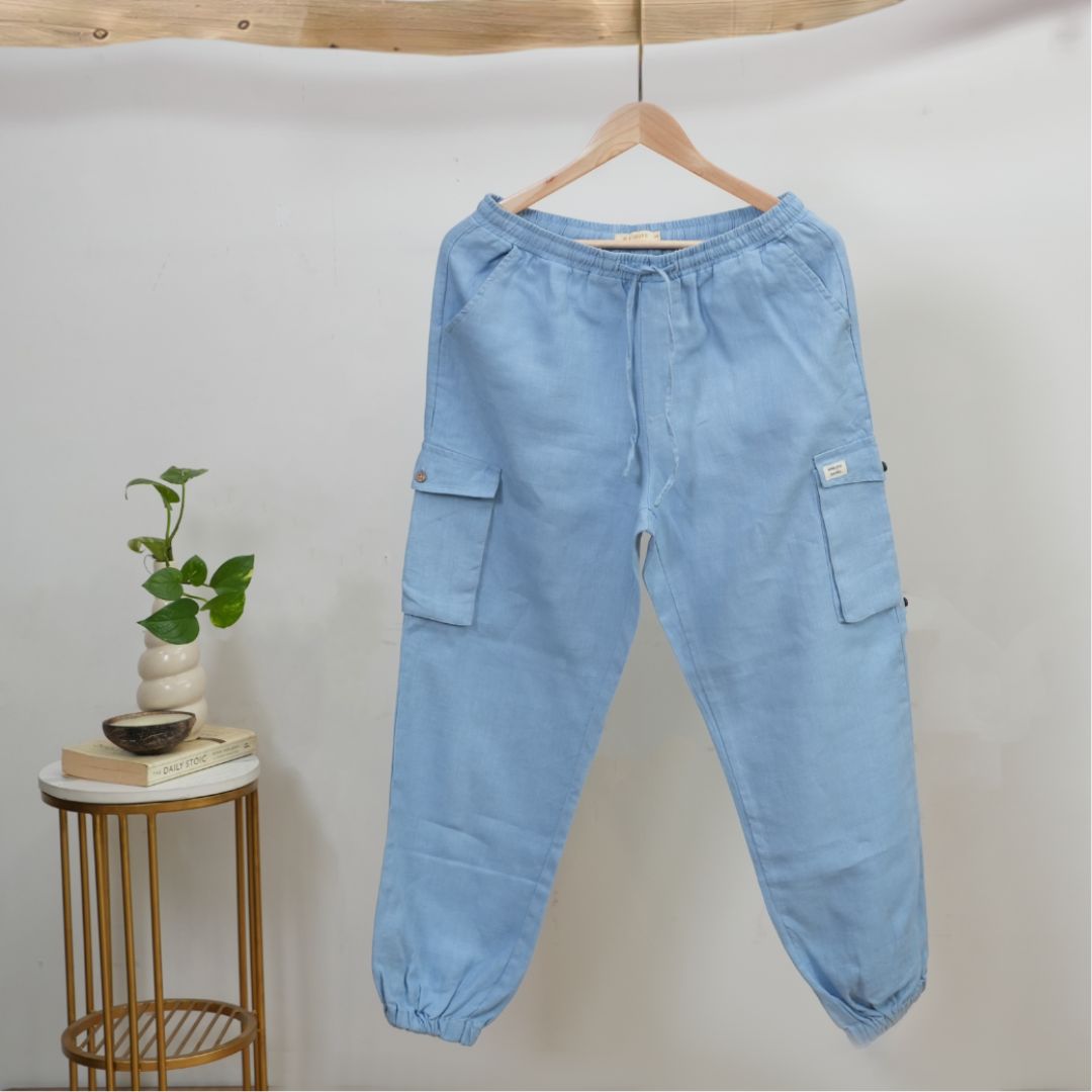 100% Premium Linen Joggers For Women