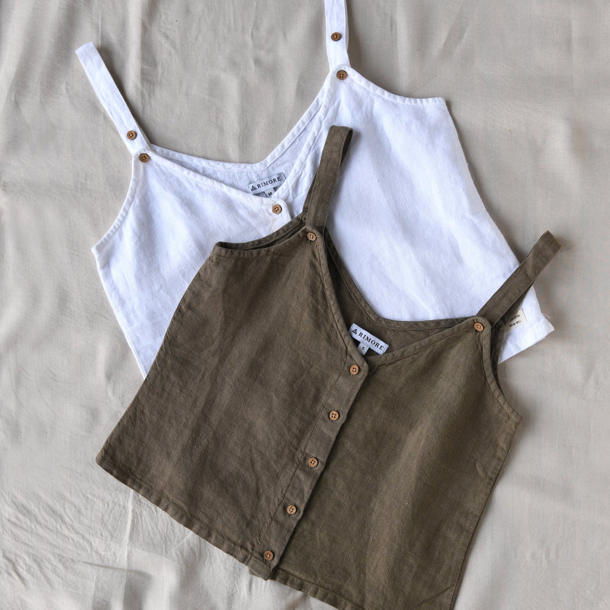 Sleeveless tops for ladies | Women Linen top