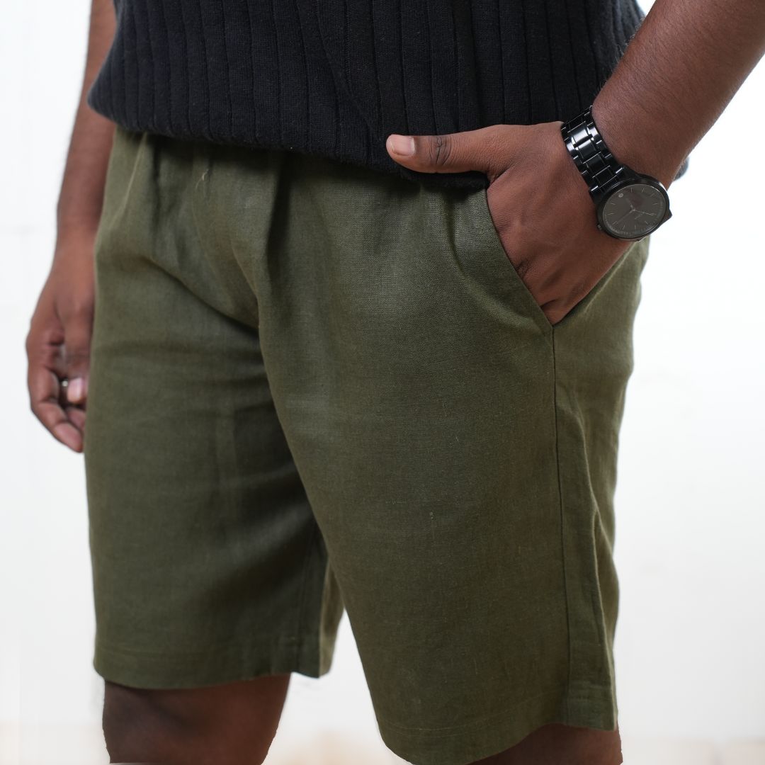 100% Premium Linen Shorts- Men's Shorts