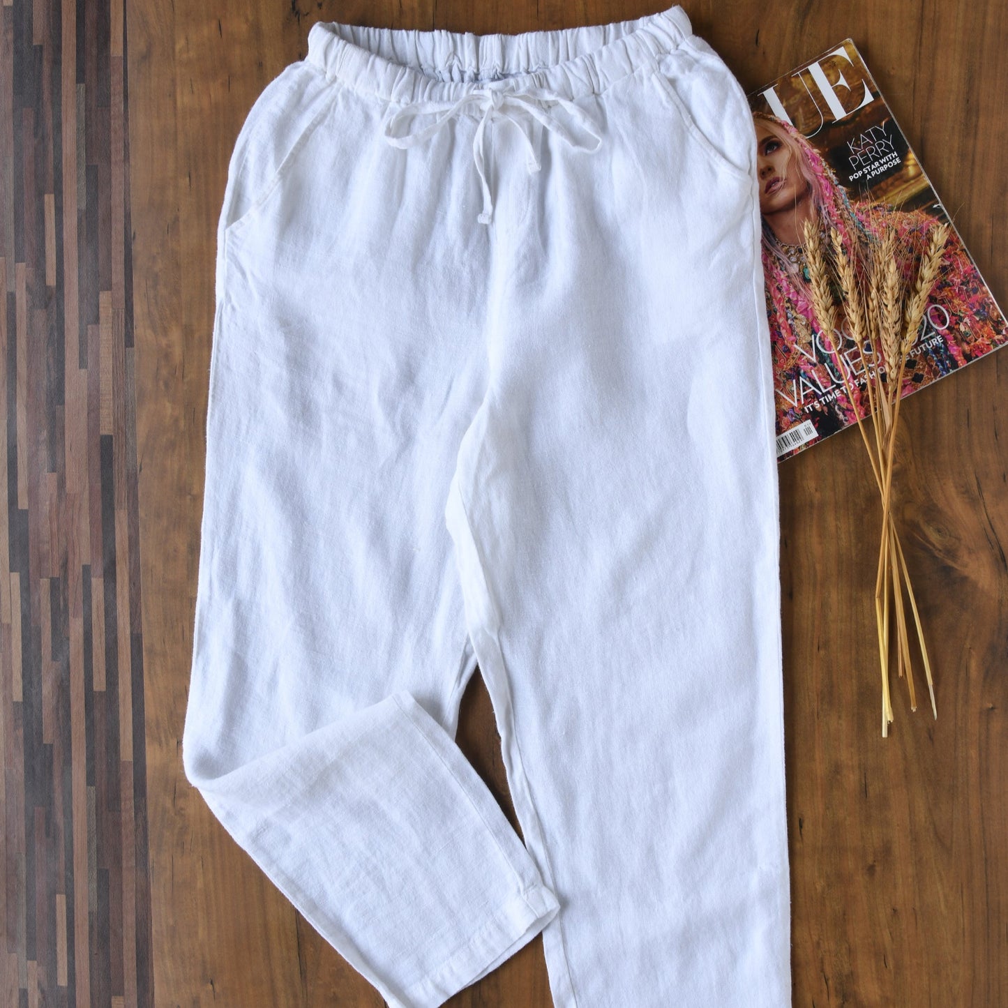 100% Premium Linen Co-ord Set Women- Relaxed Pant and Boxy Shirt