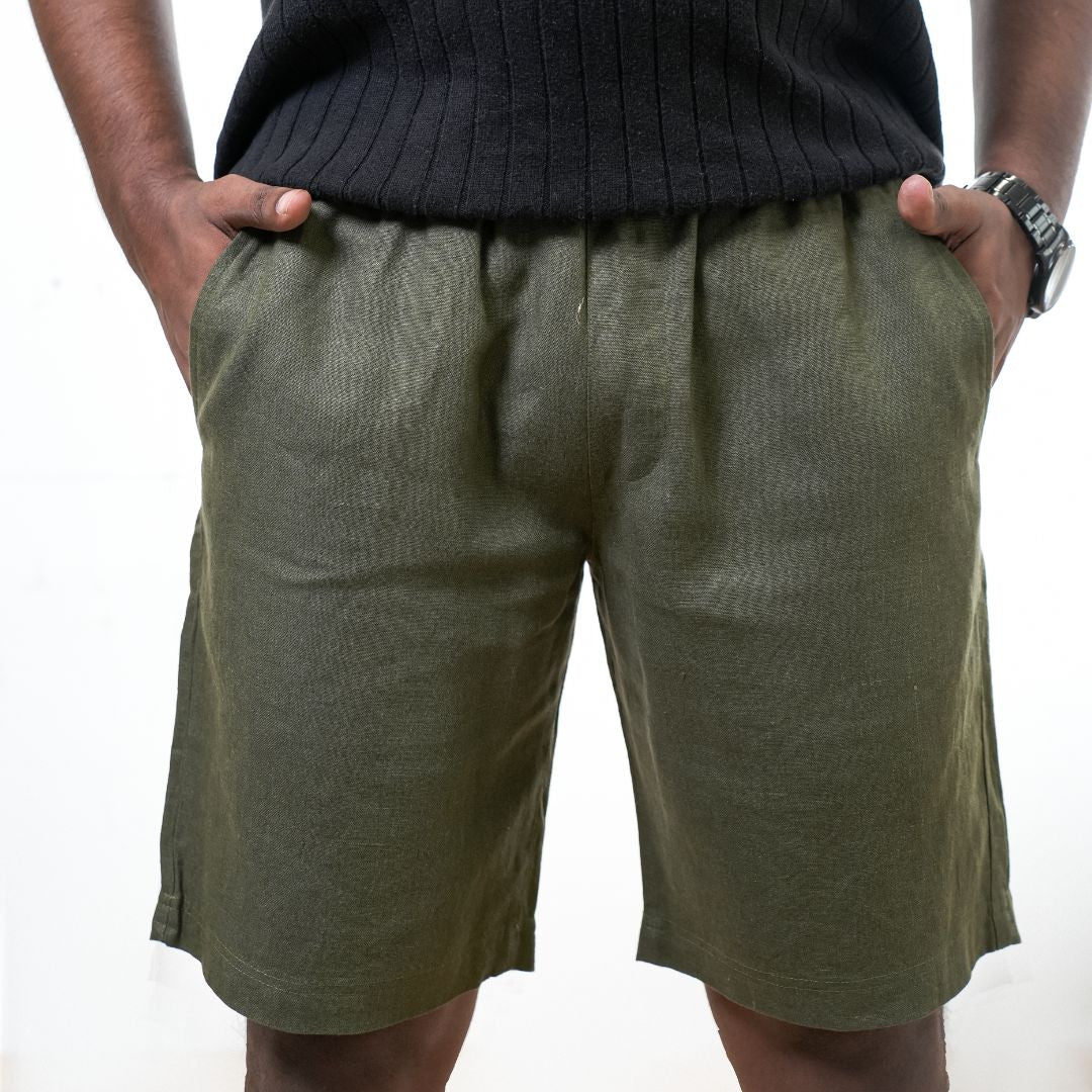 100% Premium Linen Shorts- Men's Shorts