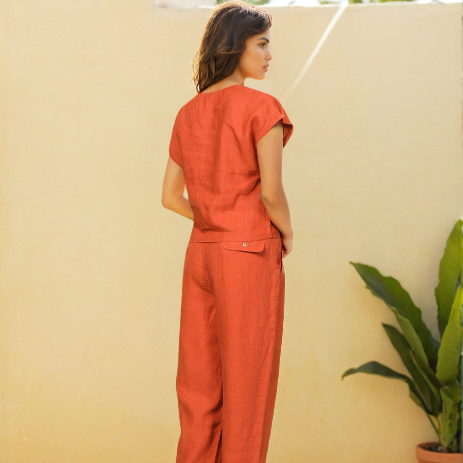 Co-ord Sets Linen | Linen co-ord sets India