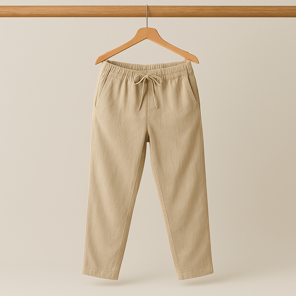 100% Premium Linen Relaxed fit Pants- Women