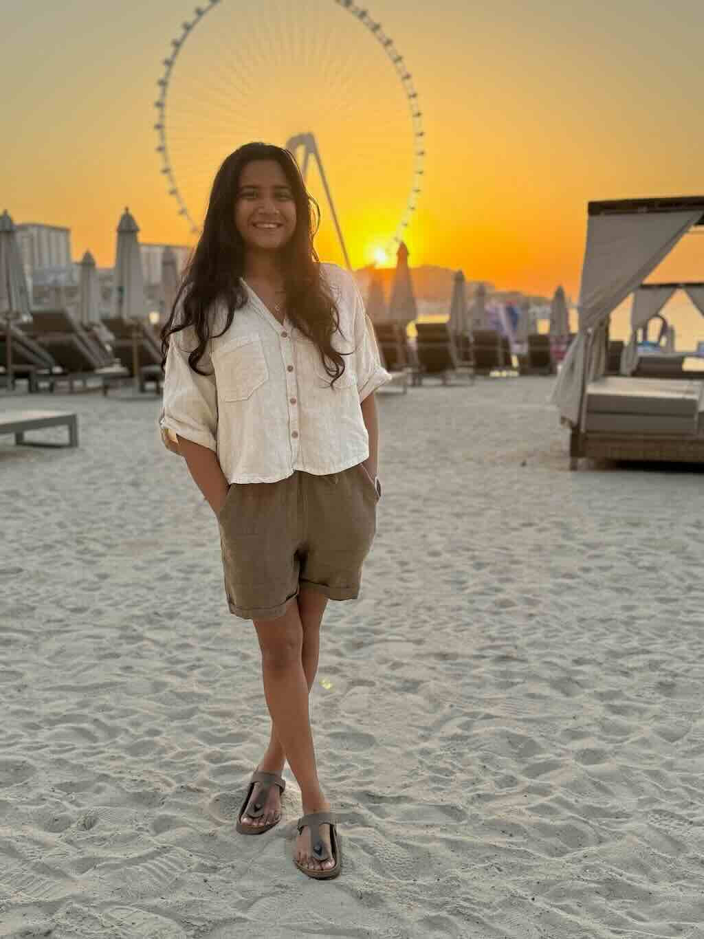 100% Premium Linen Shorts - Women