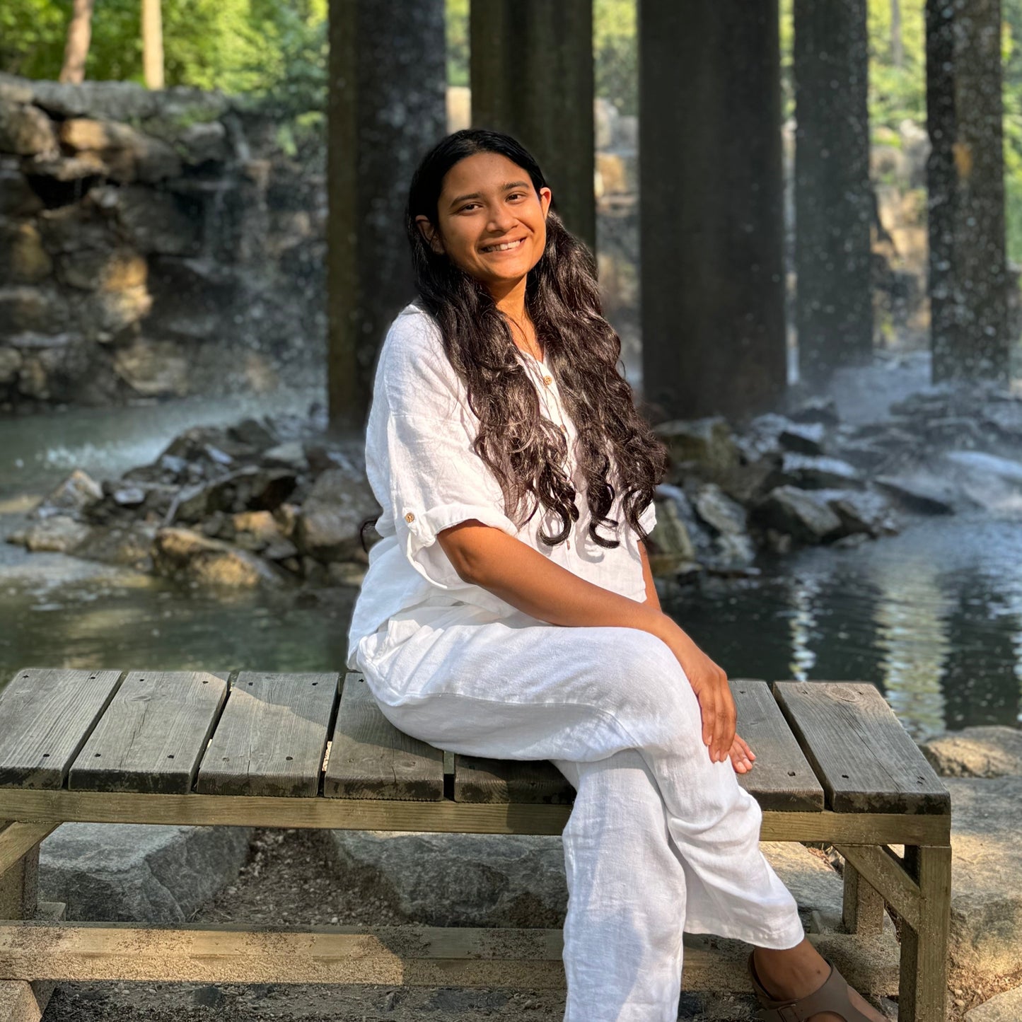 100% Premium Linen Co-ord Set Women- Relaxed Pant and Boxy Shirt