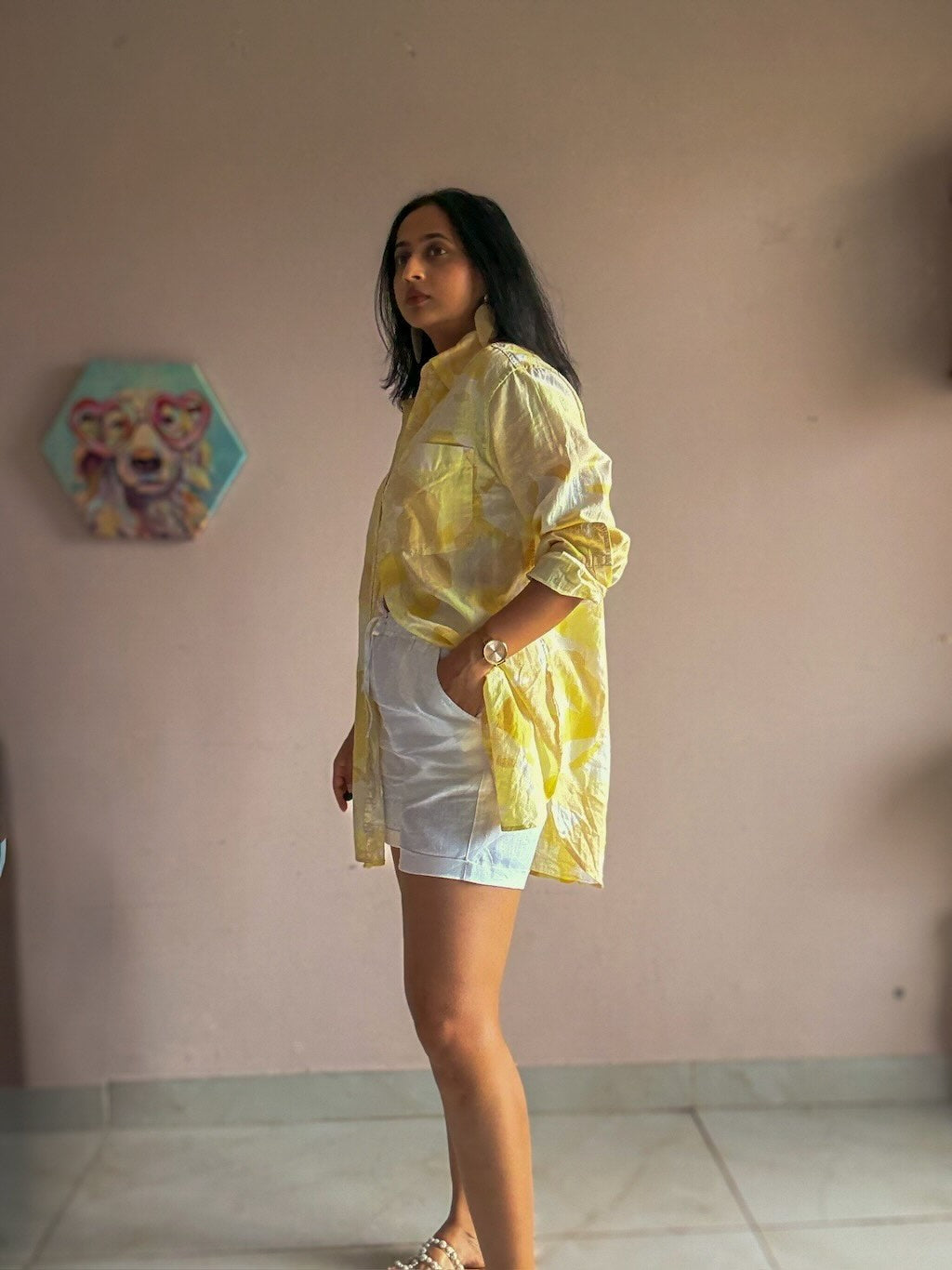 100% Premium Linen Shorts - Women