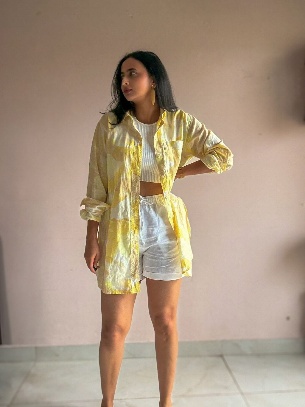 100% Premium Linen Shorts - Women