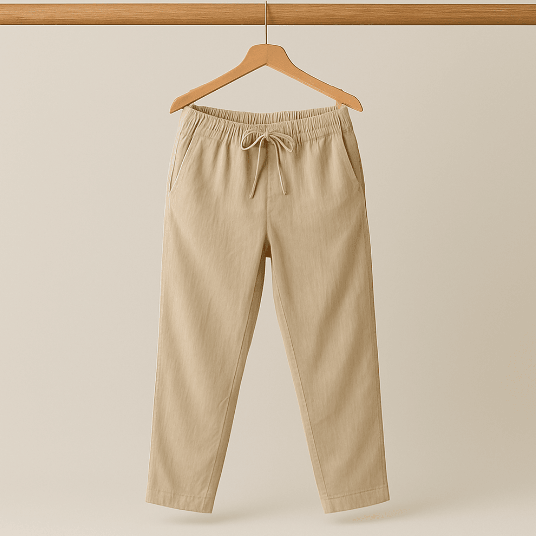 100% Premium Linen Relaxed fit Pants- Women