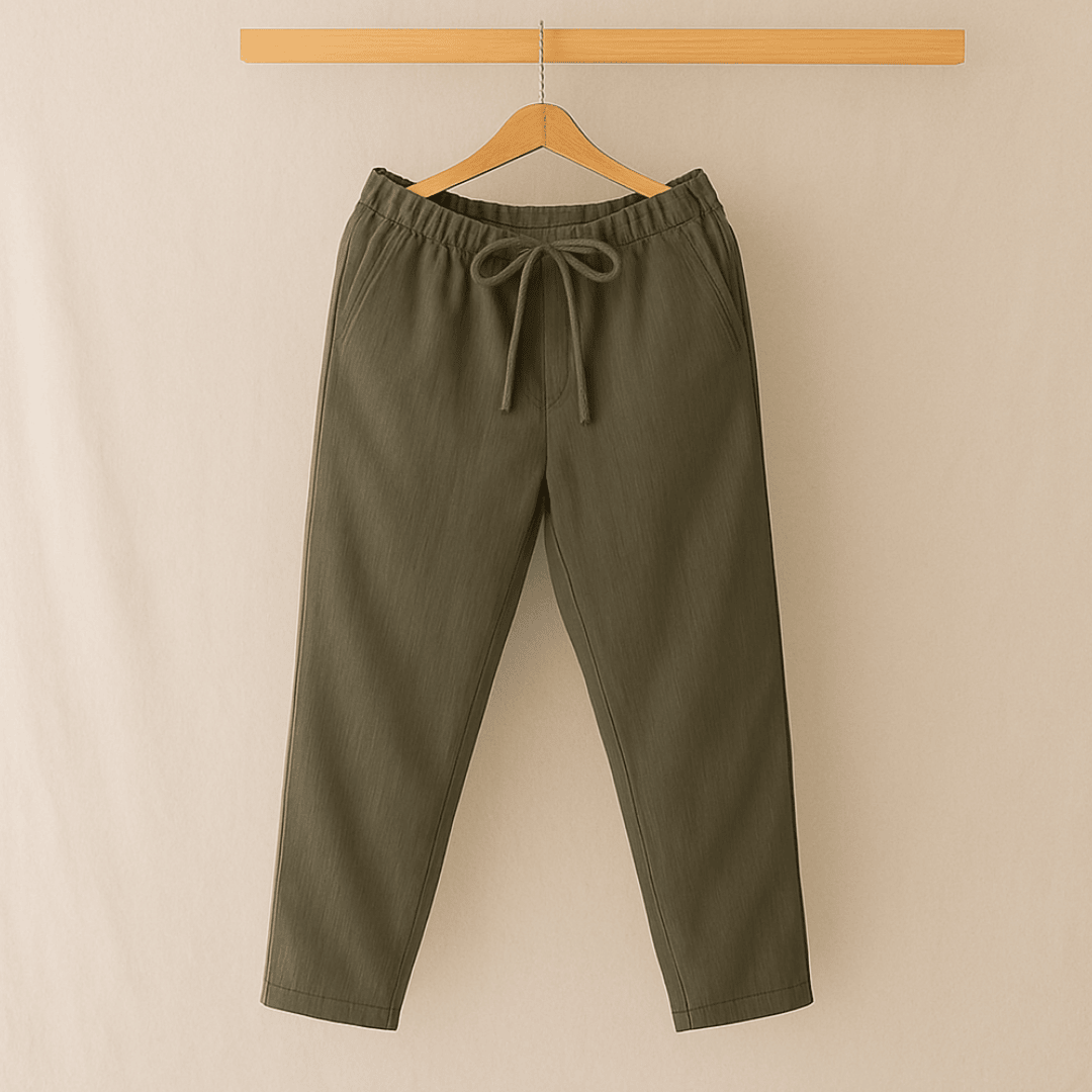 100% Premium Linen Relaxed fit Pants- Women