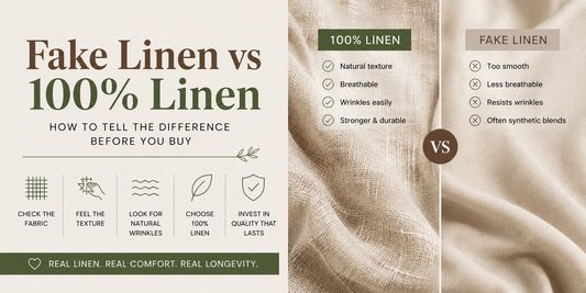 Fake Linen vs 100% Linen: How to Tell the Difference Before You Buy