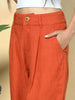 100% Premium Linen Carrot Pant - Women