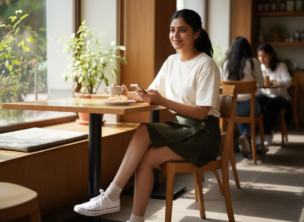 100% Premium Linen Skorts Olive 