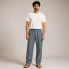 Linen Relaxed Fit Pants for Men- Grey