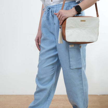 100% Premium Linen Joggers For Women