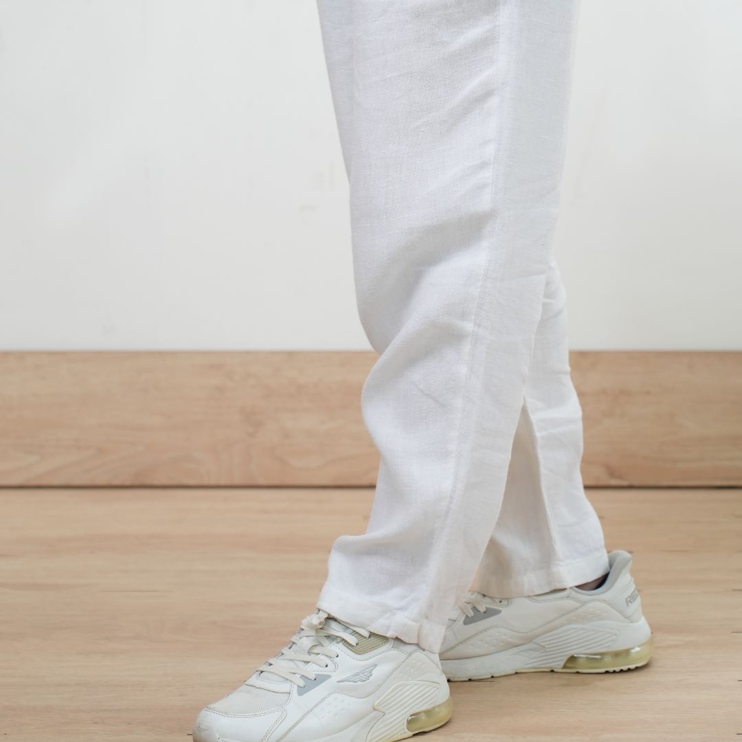 100% Premium Linen Relaxed fit Pants- Women