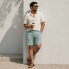 Linen Classic Shorts for Men- Sage