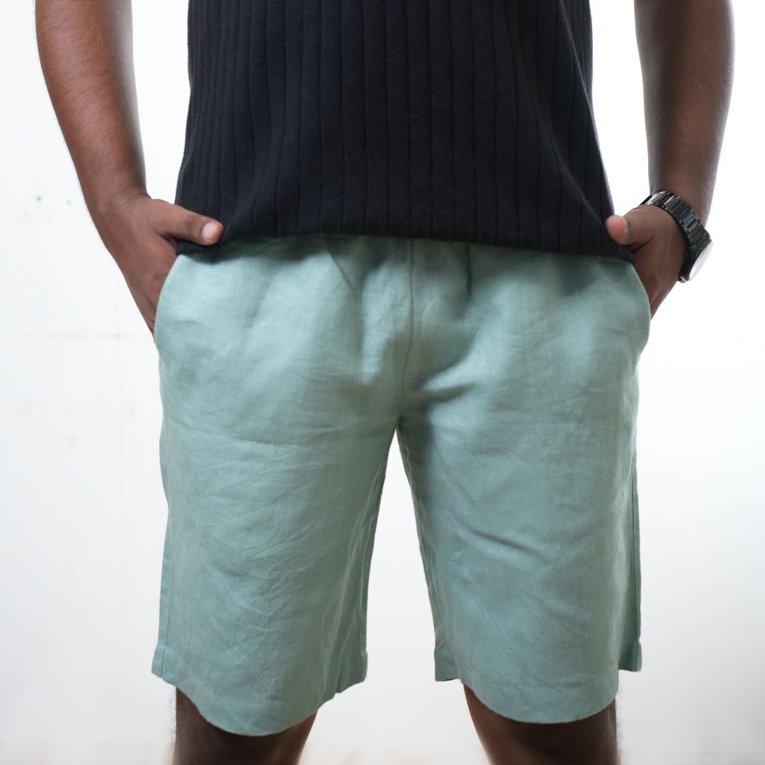 100% Premium Linen Shorts- Men's Shorts