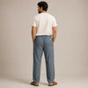 Linen Relaxed Fit Pants for Men- Grey