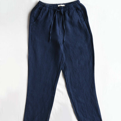 100% Premium Linen Relaxed fit pants- Men's Linen pants