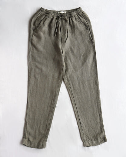 100% Premium Linen Relaxed fit Pants- Women