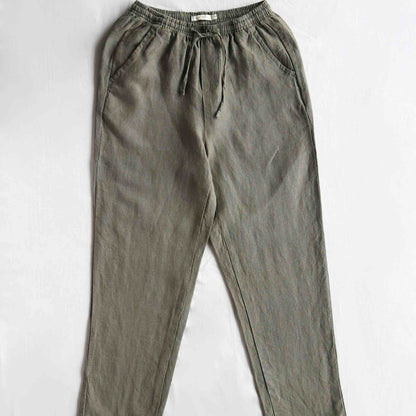 100% Premium Linen Relaxed fit pants- Men's Linen pants