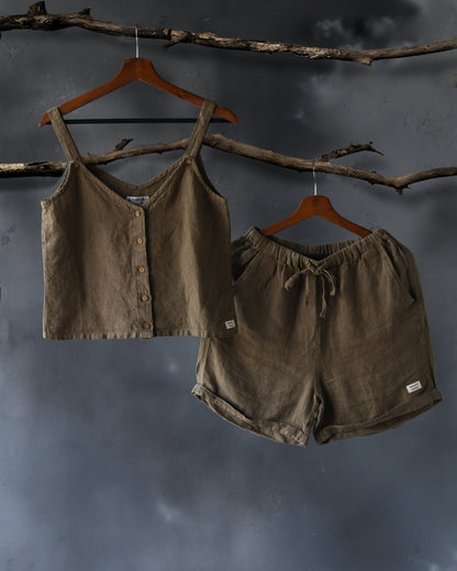 100% Premium Linen Shorts