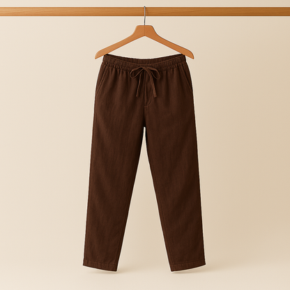 100% Premium Linen Relaxed fit Pants- Women