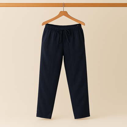 100% Premium Linen Relaxed fit Pants- Women