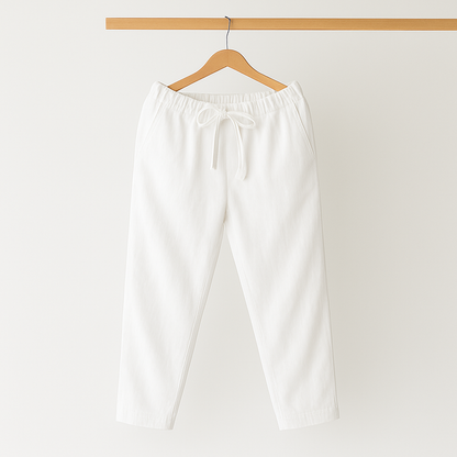 100% Premium Linen Relaxed fit Pants- Women