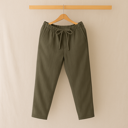 100% Premium Linen Relaxed fit Pants- Women