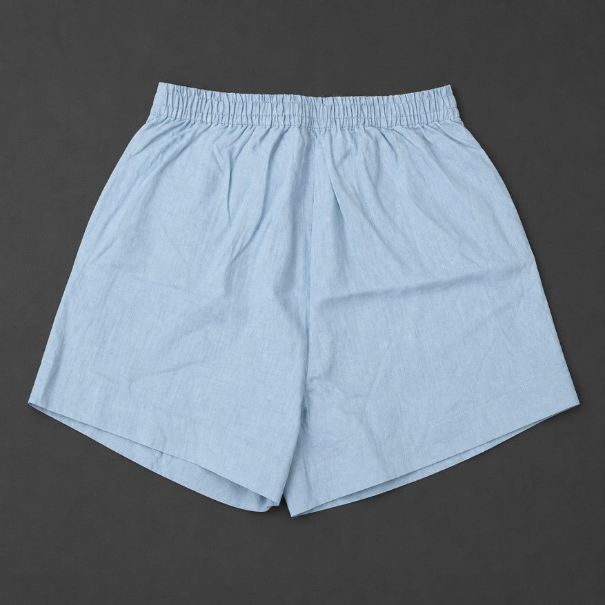 Linen Skorts for Women with Pockets- Sky Blue