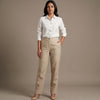 Linen Full-Sleeve Regular Shirt for Women- White
