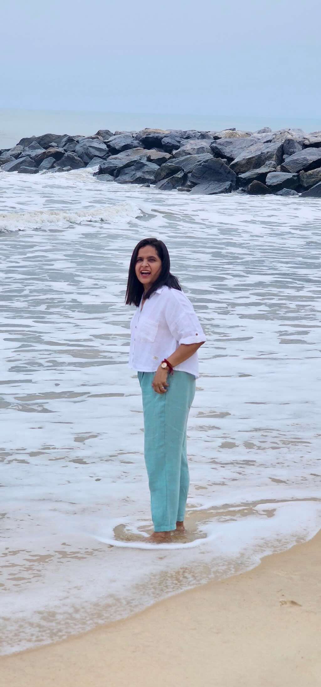 100% Premium Linen Carrot Pant - Women