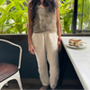 Sleeveless tops for ladies | Women Linen top