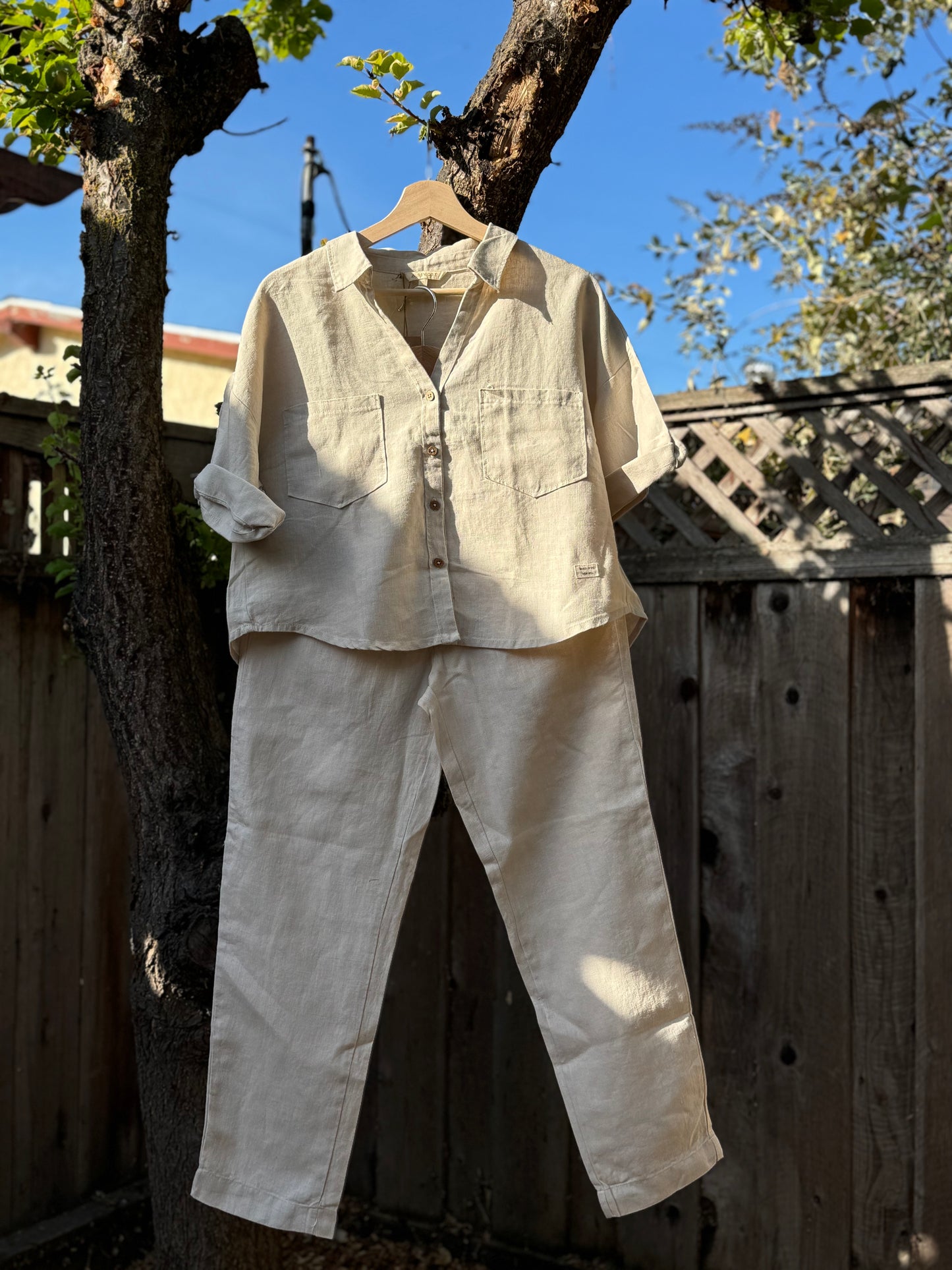 100% Premium Linen Co-ord Set