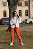 100% Premium Linen Carrot Pant - Women