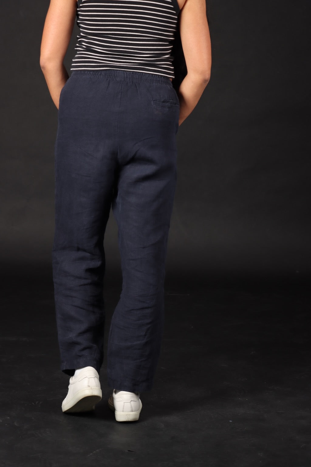 100% Premium Linen Relaxed fit Pants- Women