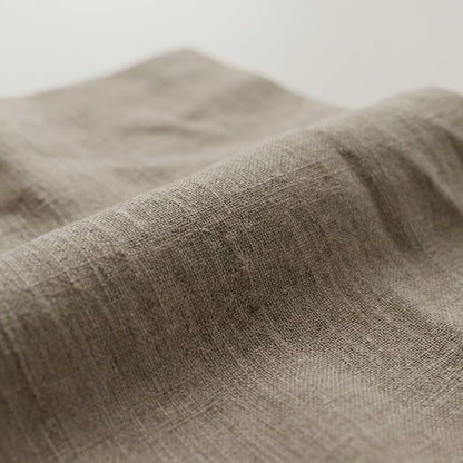 Taupe Premium Linen Classic Shorts for Men