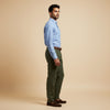 Linen Chinos for Men- Olive