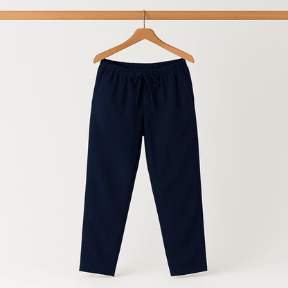 100% Premium Linen Relaxed fit Pants- Women