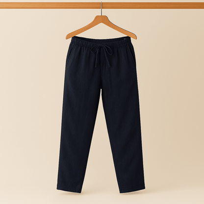 100% Premium Linen Relaxed fit Pants- Women