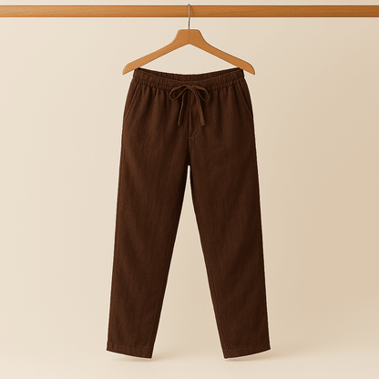 100% Premium Linen Relaxed fit Pants- Women
